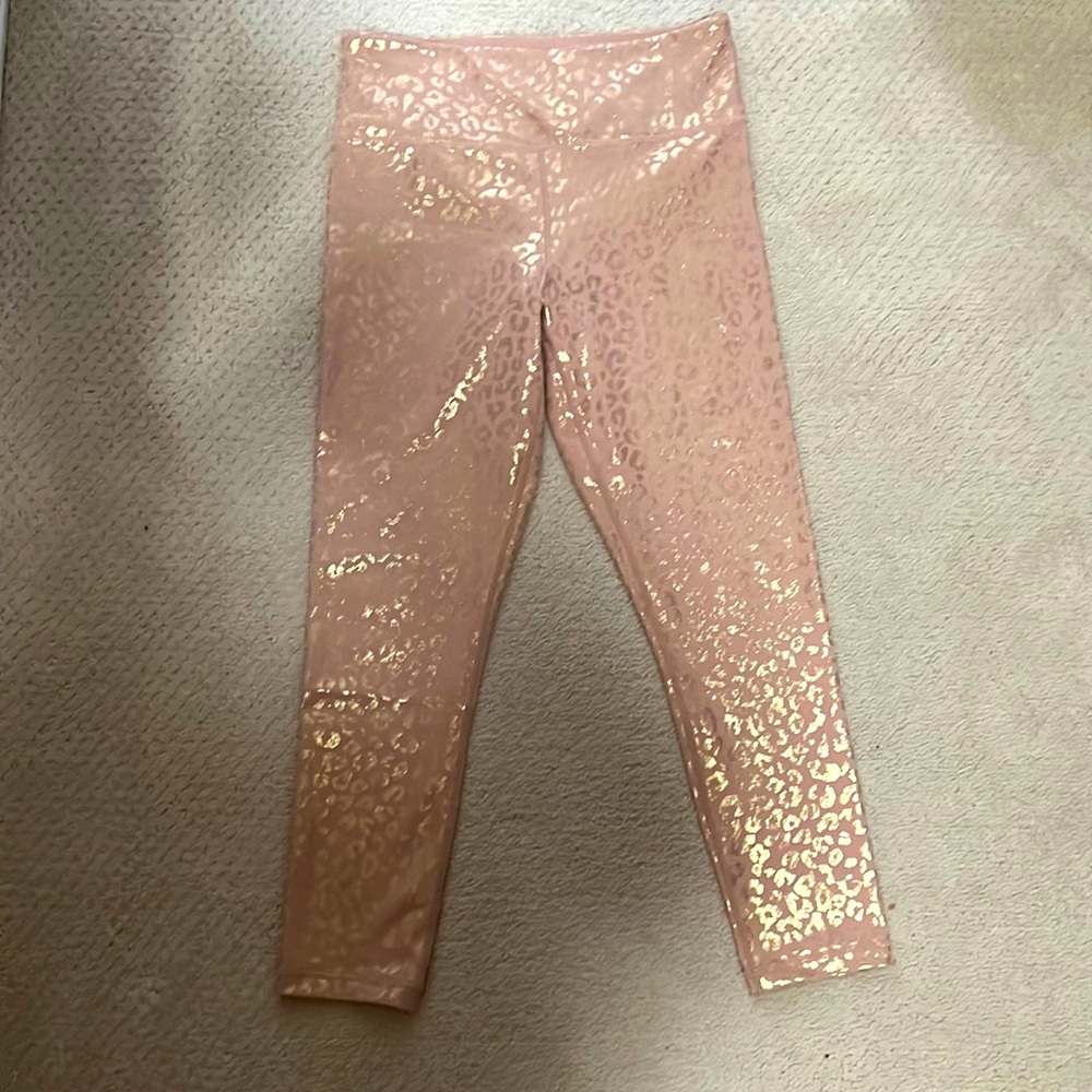 Zyia Gold Leopard Legging
